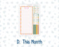 Kit 0226 - Laurel Denise Standard - Monthly Kit - July - Tropical Whimsy