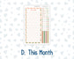 Kit 0228 - Laurel Denise Standard - Monthly Kit - August - Just Peachy