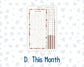 Kit 0308 - Laurel Denise Nancy/Anne Large - Monthly Kit - December - Knit & Holly