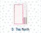 Kit 0253 - Laurel Denise Nancy/Anne Large - Monthly Kit - February - Rosy Daydreams