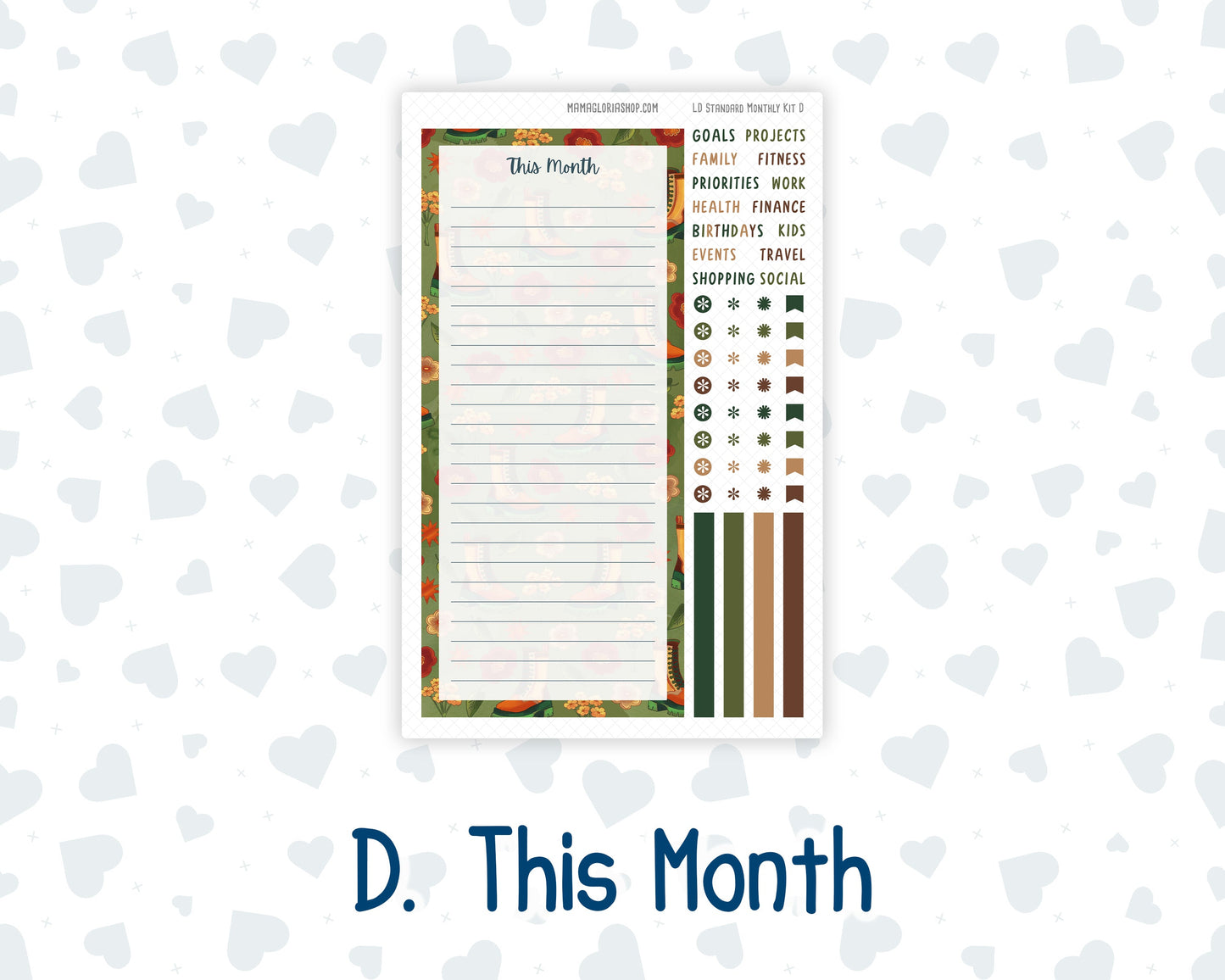 Kit 0242 - Laurel Denise Standard - Monthly Kit - November - Cottage Autumn