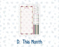 Kit 0307 - Laurel Denise Nancy/Anne Large - Monthly Kit - December - Velvet Hearth