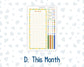 Kit 0229 - Laurel Denise Standard - Monthly Kit - August - Golden Faces