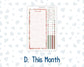 Kit 0244 - Laurel Denise Standard - Monthly Kit - December - Santas Village