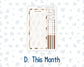 Kit 0303 - Laurel Denise Nancy/Anne Large - Monthly Kit - November - Into The Woods