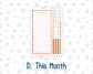 Kit 0278 - Laurel Denise Nancy/Anne Large - Monthly Kit - August - Oops, All Peaches