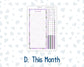 Kit 0263 - Laurel Denise Nancy/Anne Large - Monthly Kit - April - Lavender Drift