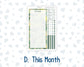Kit 0264 - Laurel Denise Nancy/Anne Large - Monthly Kit - May - Spring Walk