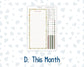 Kit 0257 - Laurel Denise Nancy/Anne Large - Monthly Kit - March - Blush Garden