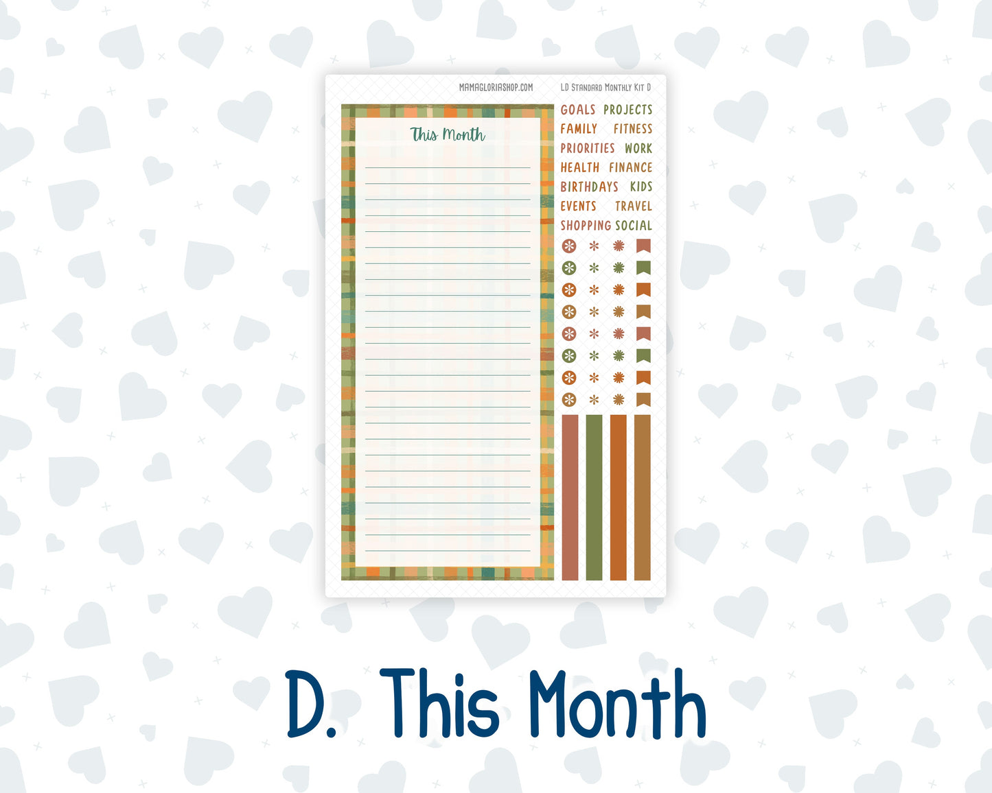 Kit 0233 - Laurel Denise Standard - Monthly Kit - September - Cinnamon Days