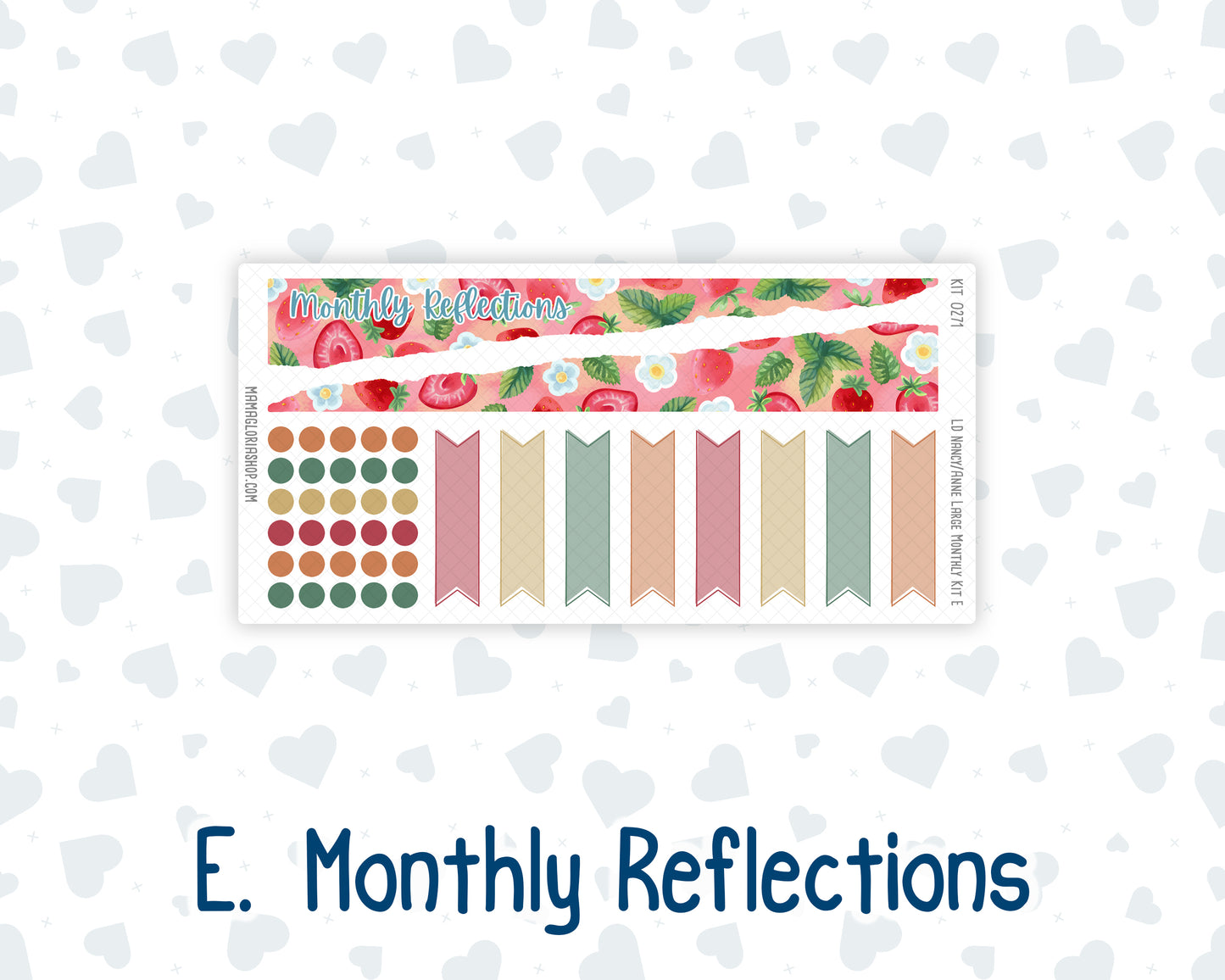 Kit 0271 - Laurel Denise Nancy/Anne Large - Monthly Kit - June - Strawberry Shore