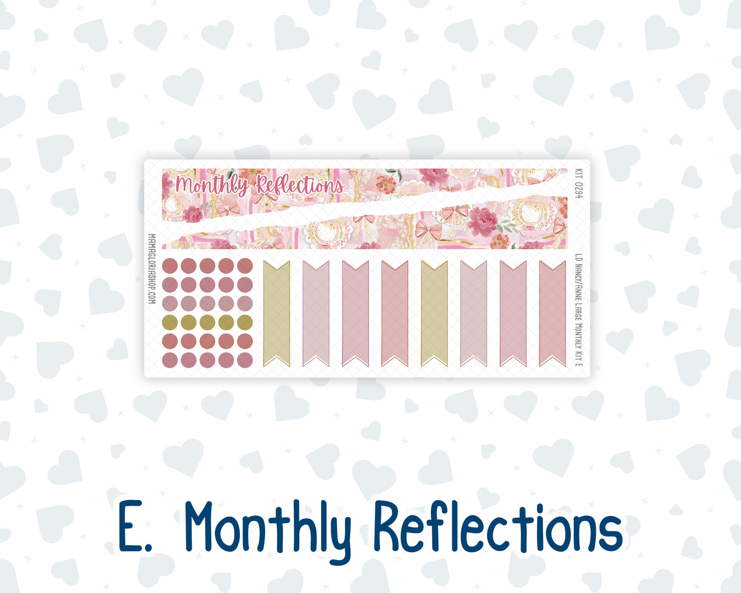 Kit 0294 - Laurel Denise Nancy/Anne Large - Monthly Kit - September - Rosy Reveria