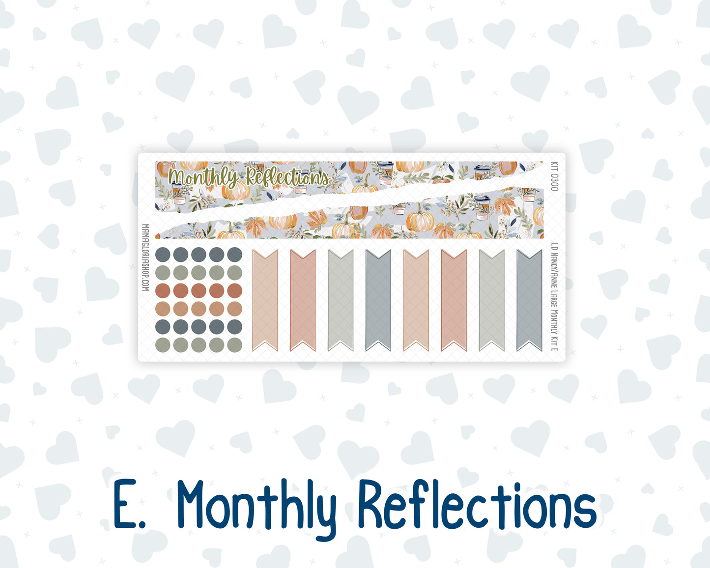 Kit 0300 - Laurel Denise Nancy/Anne Large - Monthly Kit - October - Autumn Stroll