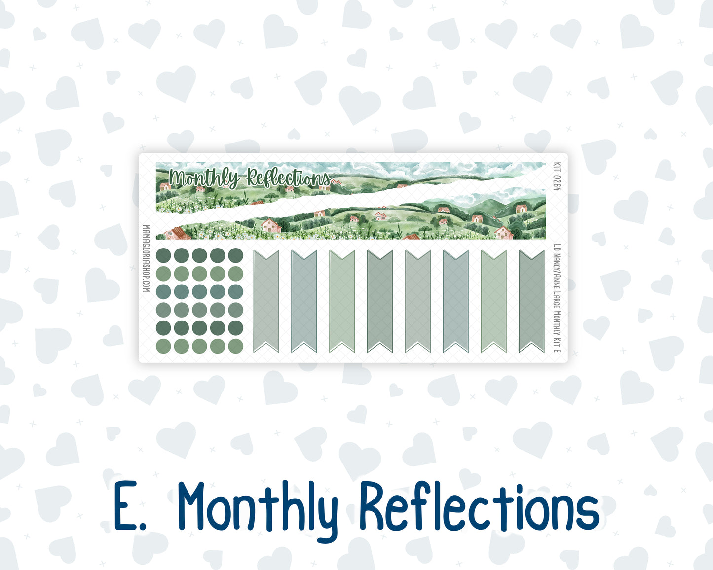 Kit 0264 - Laurel Denise Nancy/Anne Large - Monthly Kit - May - Spring Walk