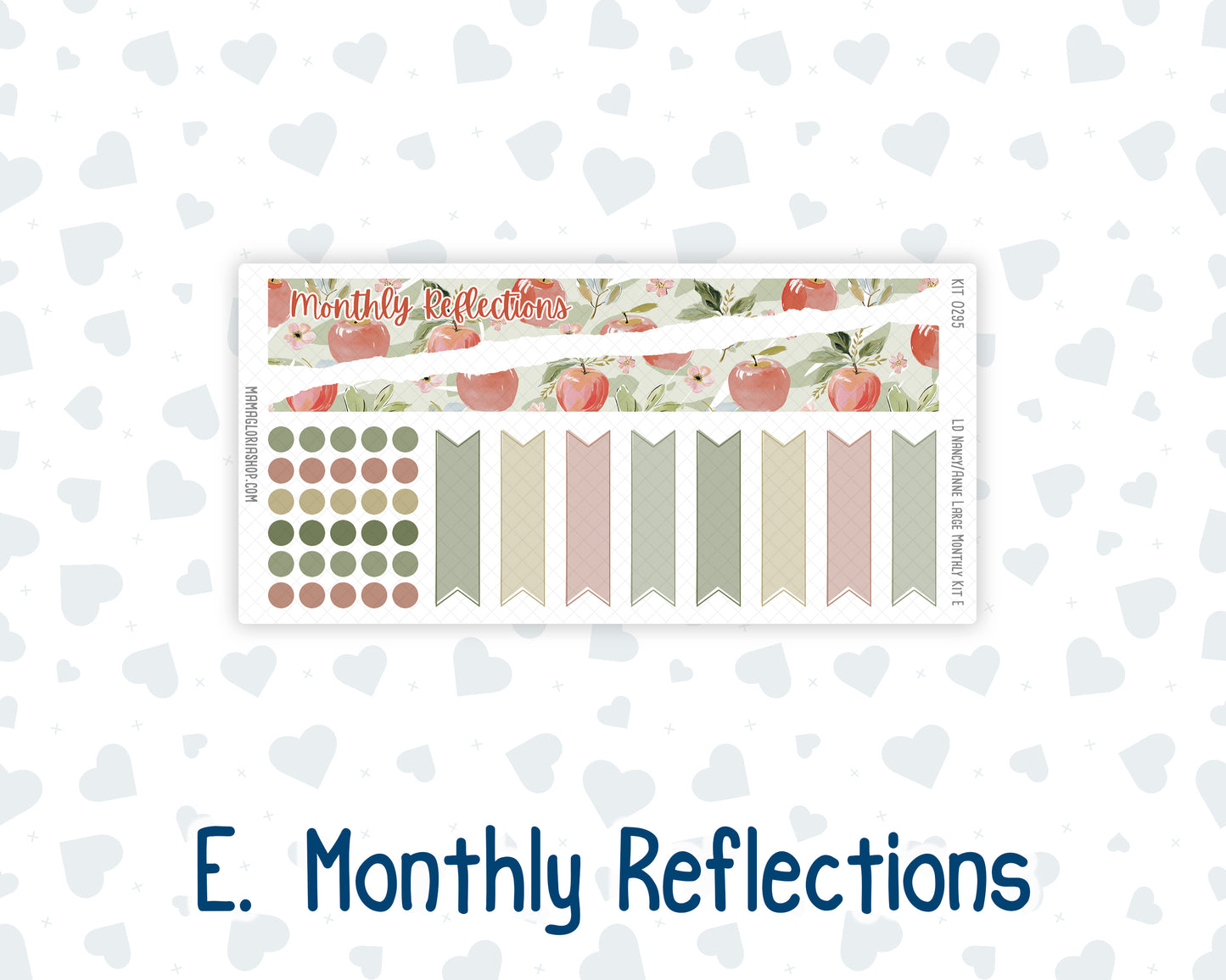 Kit 0295 - Laurel Denise Nancy/Anne Large - Monthly Kit - September - Apple Harvest