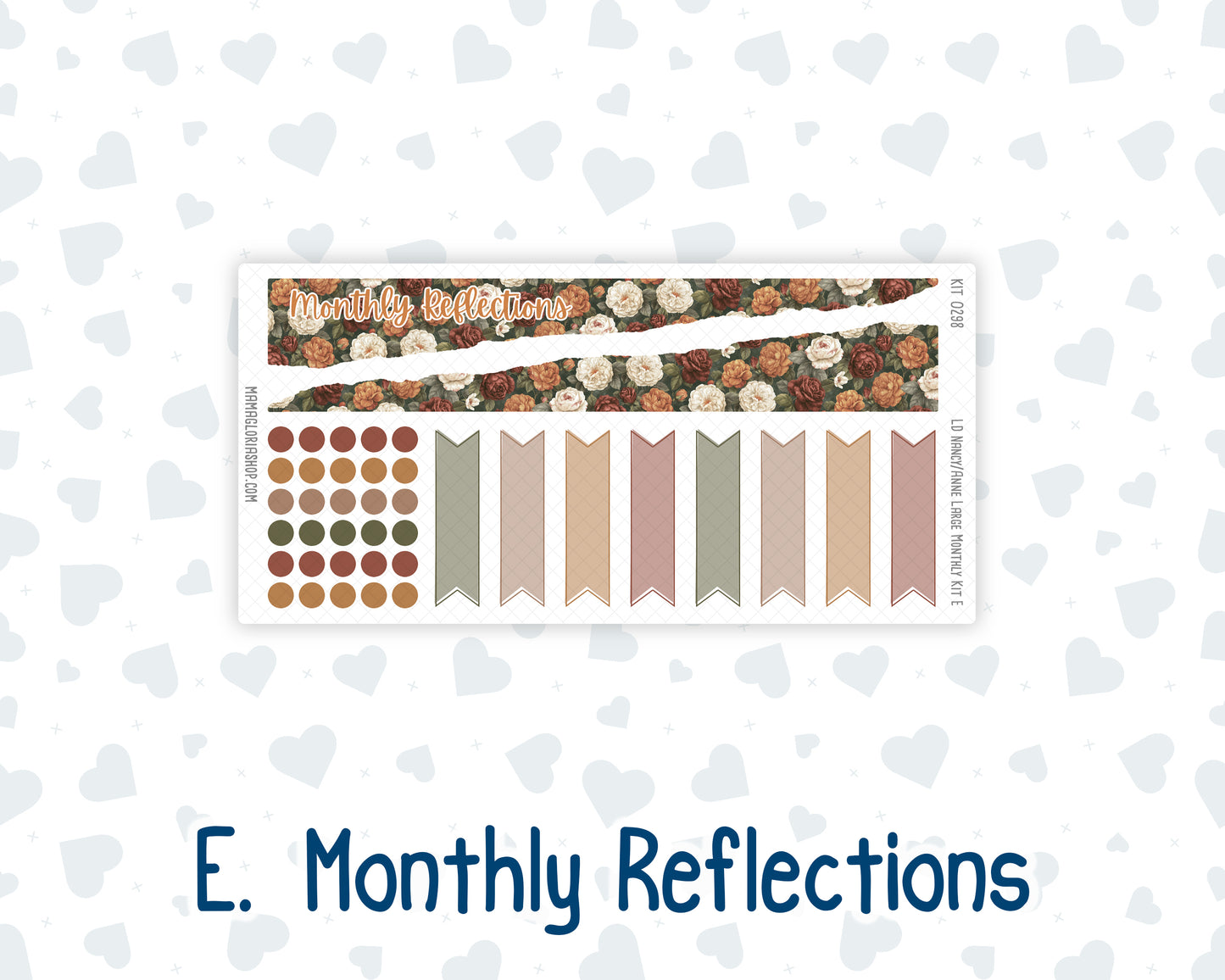 Kit 0298 - Laurel Denise Nancy/Anne Large - Monthly Kit - October - Velvet Bloom