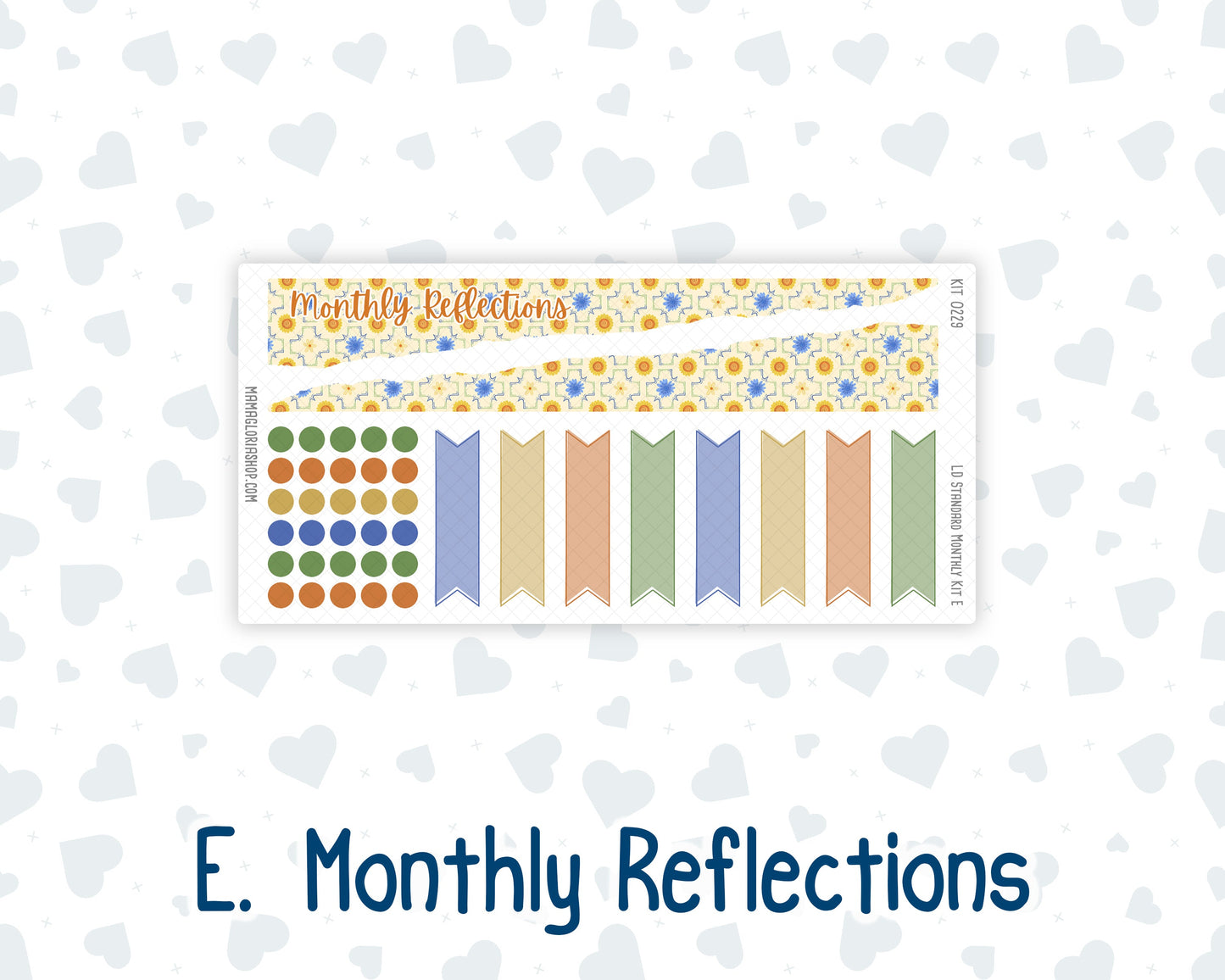 Kit 0229 - Laurel Denise Standard - Monthly Kit - August - Golden Faces