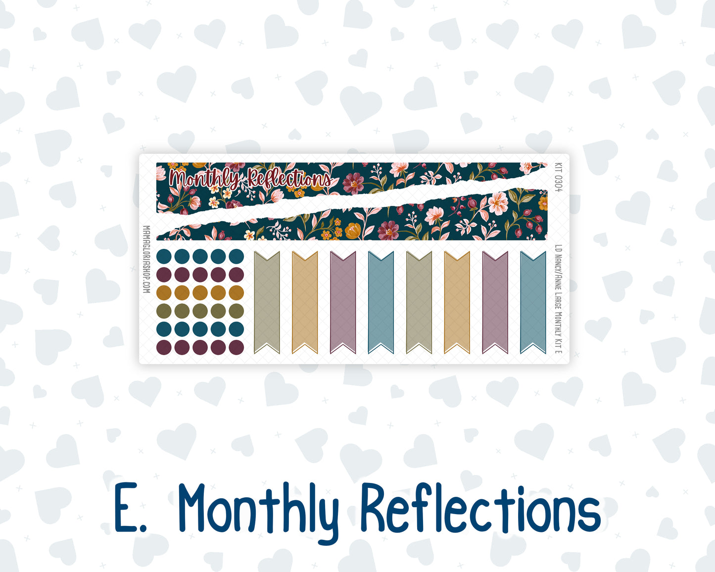 Kit 0304 - Laurel Denise Nancy/Anne Large - Monthly Kit - November - Autumn In Bloom