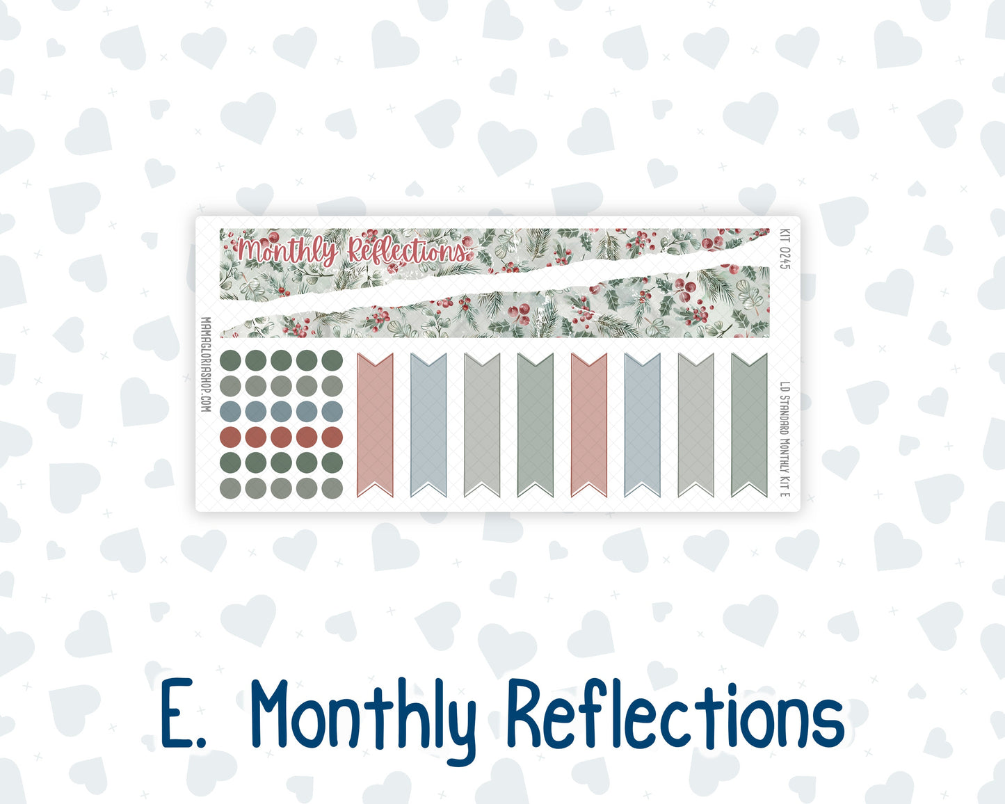 Kit 0245 - Laurel Denise Standard - Monthly Kit - December - Vintage Christmas