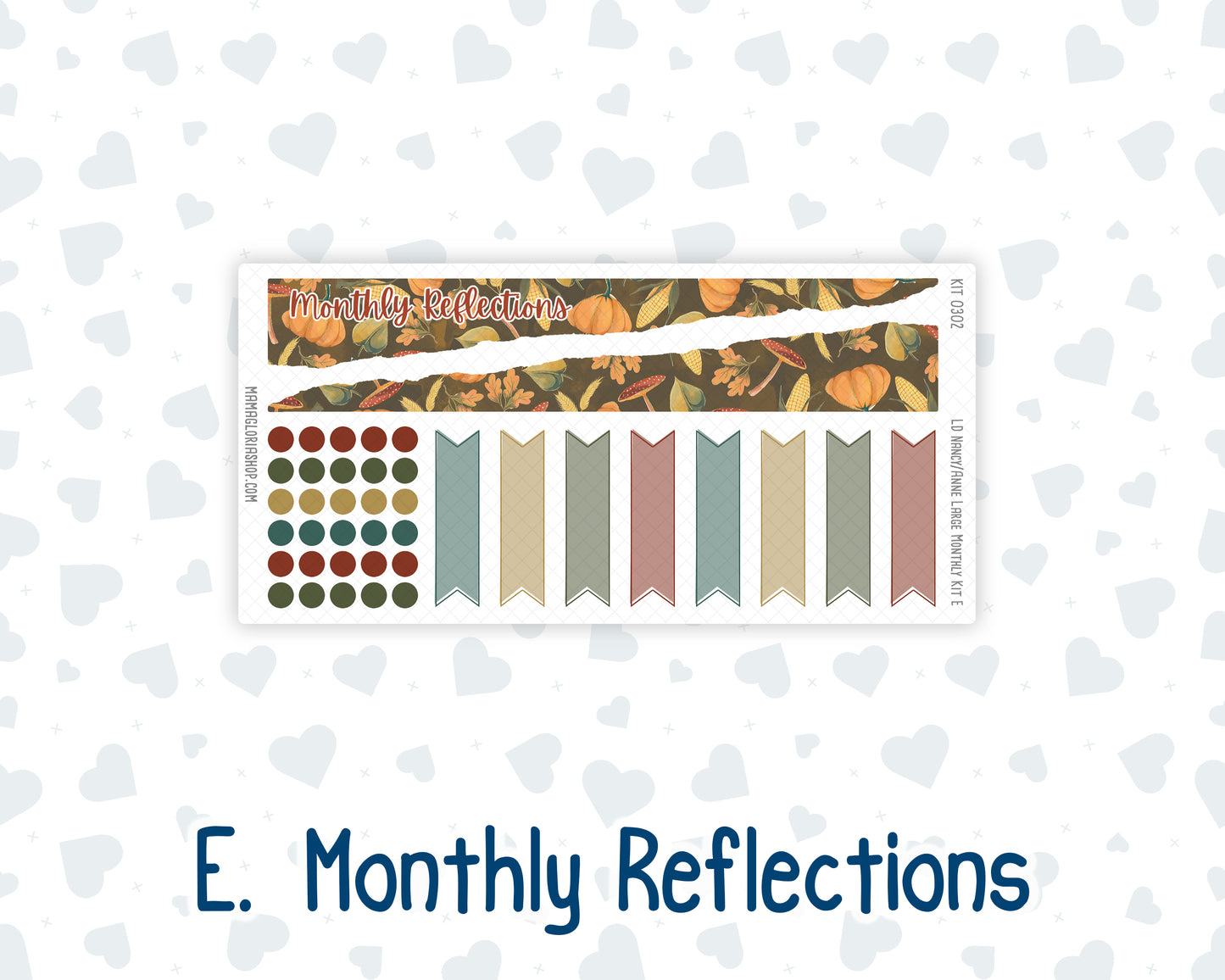 Kit 0302 - Laurel Denise Nancy/Anne Large - Monthly Kit - November - Thankful Season