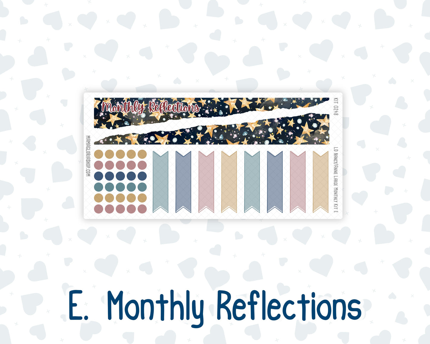 Kit 0248 - Laurel Denise Nancy/Anne Large - Monthly Kit - January - Midnight Countdown