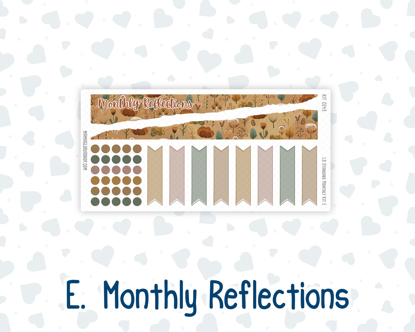Kit 0243 - Laurel Denise Standard - Monthly Kit - November - Boho Autumn
