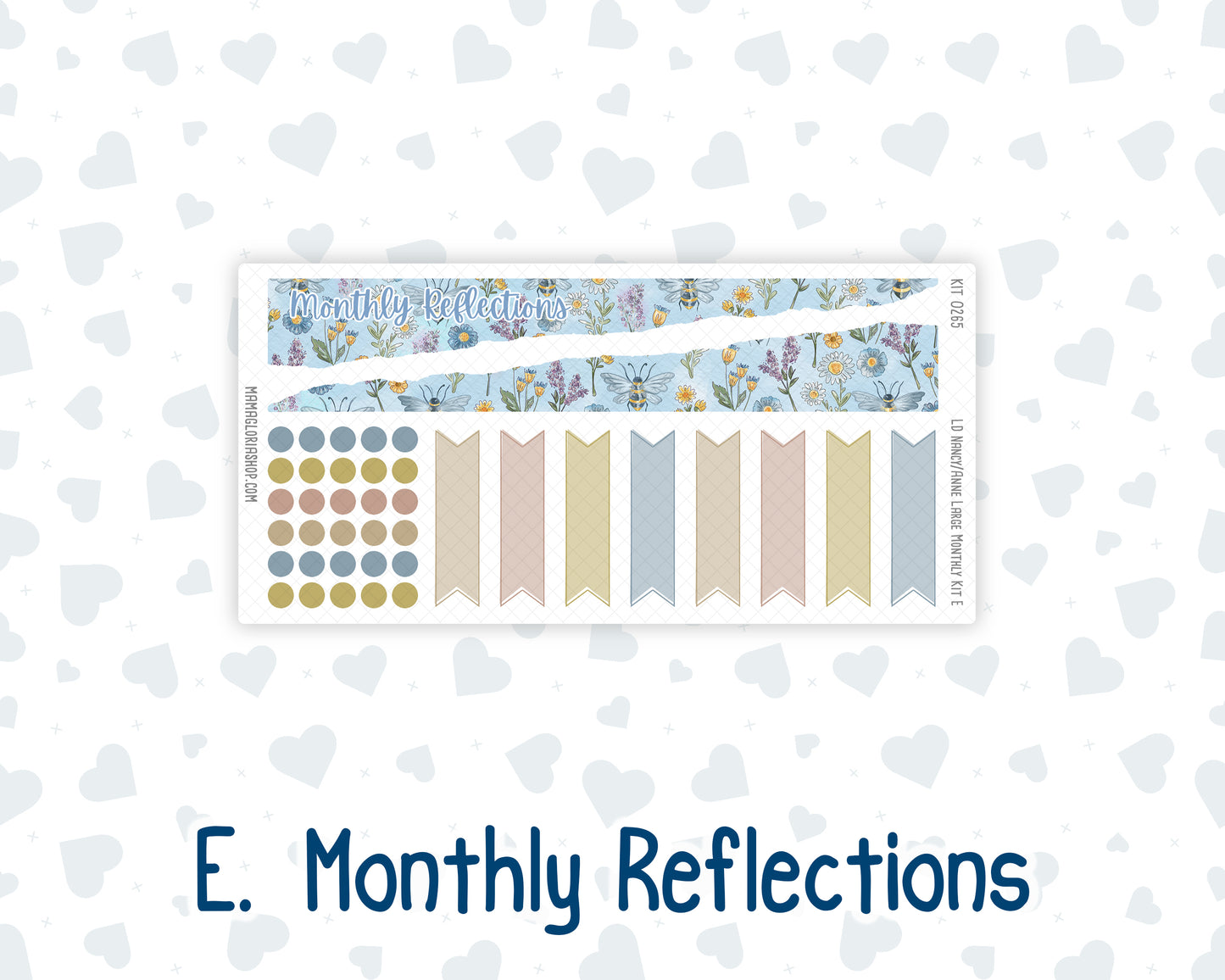 Kit 0265 - Laurel Denise Nancy/Anne Large - Monthly Kit - May - Honeybee Sky
