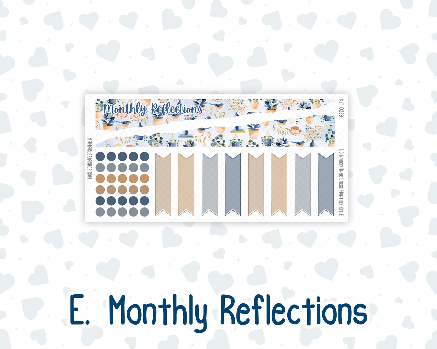 Kit 0299 - Laurel Denise Nancy/Anne Large - Monthly Kit - October - Book Nook