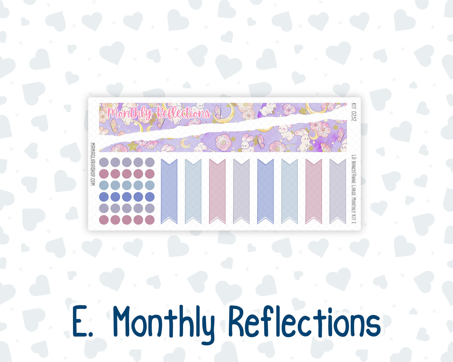 Kit 0252 - Laurel Denise Nancy/Anne Large - Monthly Kit - February - Tokyo Candy Cloud