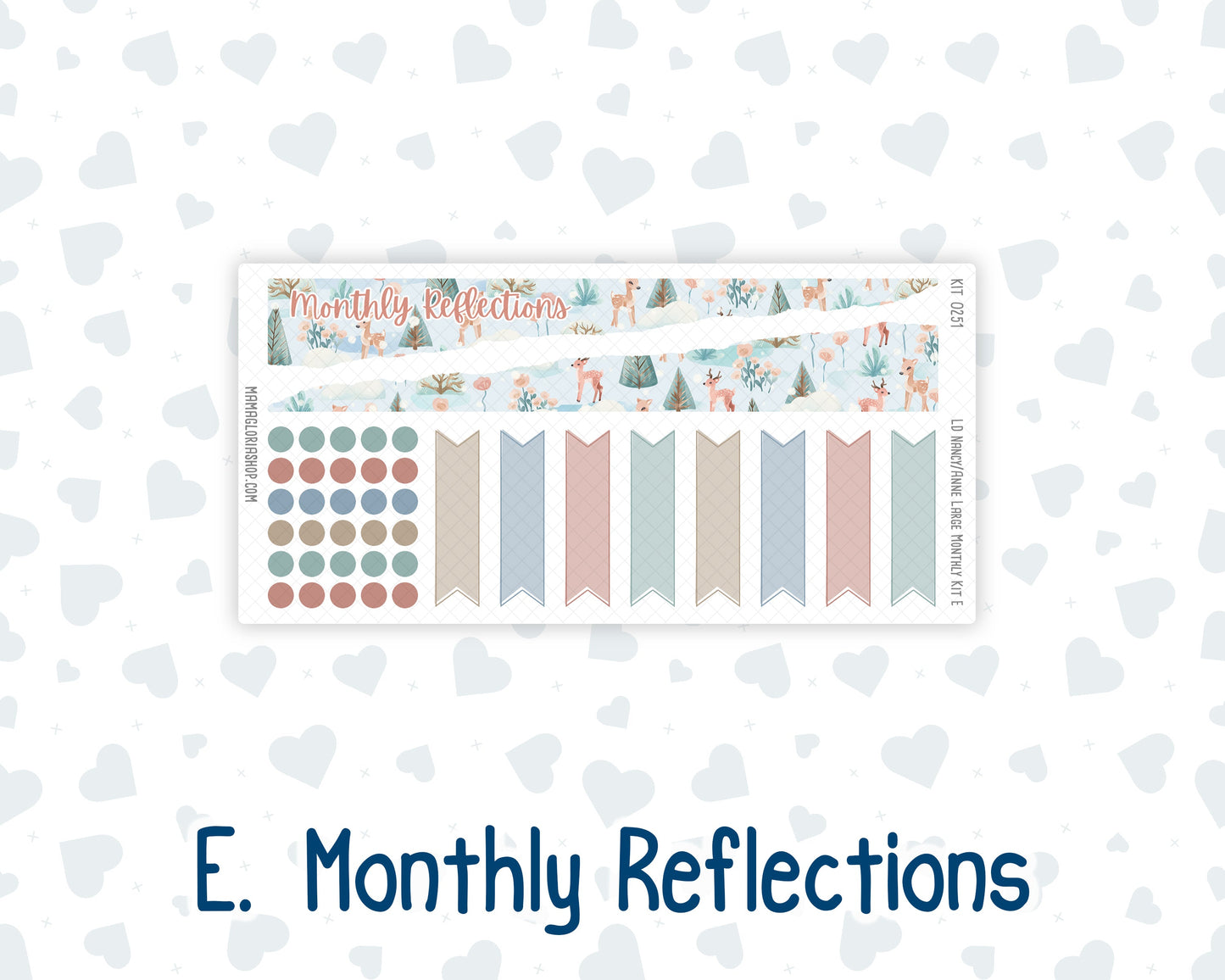 Kit 0251 - Laurel Denise Nancy/Anne Large - Monthly Kit - January - Pine & Paws