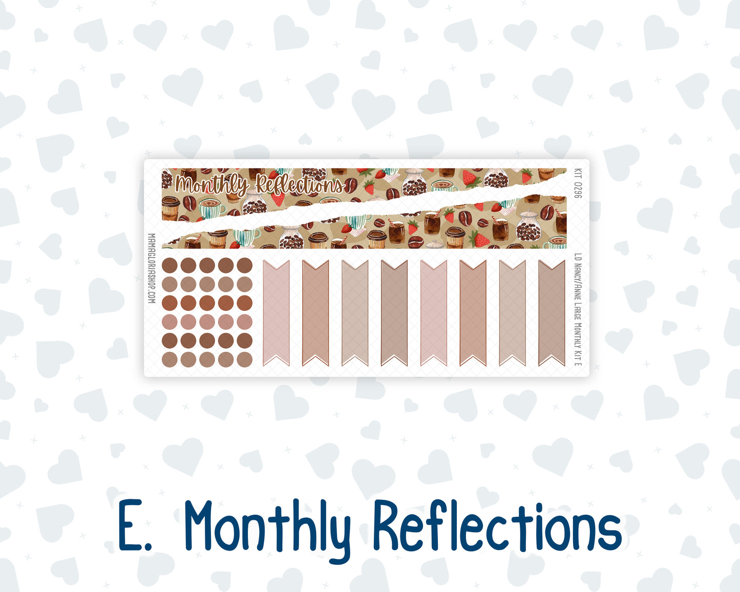 Kit 0296 - Laurel Denise Nancy/Anne Large - Monthly Kit - September - Coffee Break