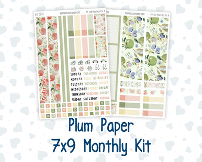 Kit 0295 - 7x9 - Plum Paper - Monthly Kit - September - Apple Harvest