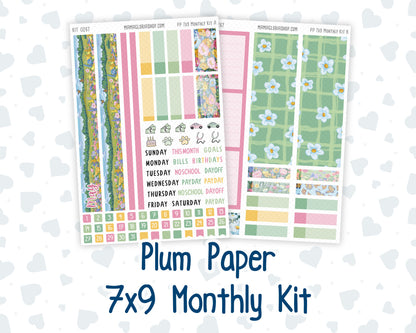 Kit 0267 - 7x9 - Plum Paper - Monthly Kit - May - Flowers For Mama
