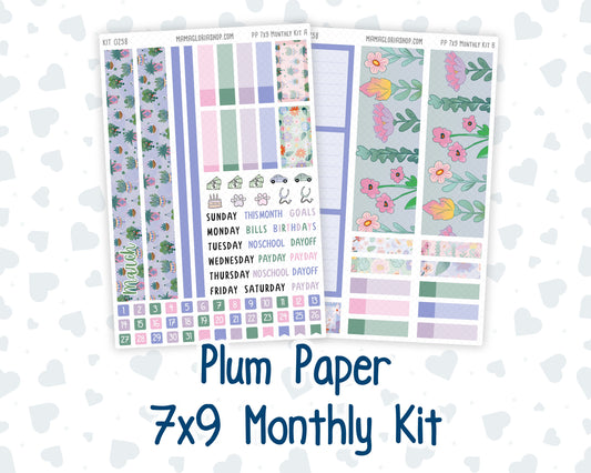 Kit 0258 - 7x9 - Plum Paper - Monthly Kit - March - Plant Therapy