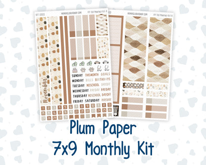 Kit 0303 - 7x9 - Plum Paper - Monthly Kit - November - Into The Woods