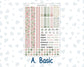 Kit 0257 - 7x9 - Plum Paper - Monthly Kit - March - Blush Garden