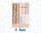 Kit 0296 - 7x9 - Plum Paper - Monthly Kit - September - Coffee Break