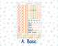 Kit 0228 - 7x9 - Plum Paper - Monthly Kit - August - Just Peachy