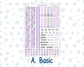 Kit 0263 - 7x9 - Plum Paper - Monthly Kit - April - Lavender Drift