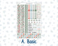 Kit 0245 - 7x9 - Plum Paper - Monthly Kit - December - Vintage Christmas