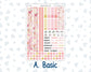 Kit 0294 - 7x9 - Plum Paper - Monthly Kit - September - Rosy Reveria