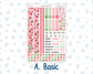 Kit 0276 - 7x9 - Plum Paper - Monthly Kit - July - Melon Crush