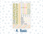 Kit 0280 - 7x9 - Plum Paper - Monthly Kit - Half Past Six In August