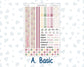 Kit 0232 - 7x9 - Plum Paper - Monthly Kit - September - Heirloom Garden