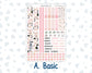 Kit 0297 - 7x9 - Plum Paper - Monthly Kit - October - Pink Spell