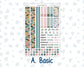 Kit 0275 - 7x9 - Plum Paper - Monthly Kit - July - Tropical Safari Blush