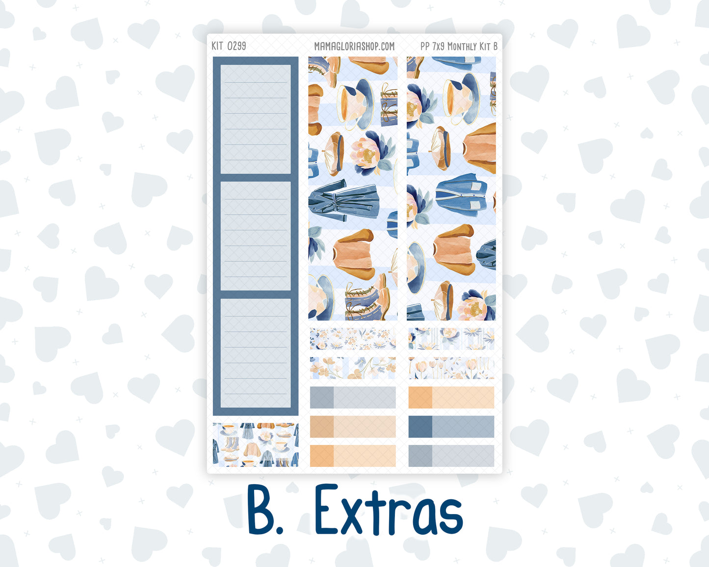 Kit 0299 - 7x9 - Plum Paper - Monthly Kit - October - Book Nook