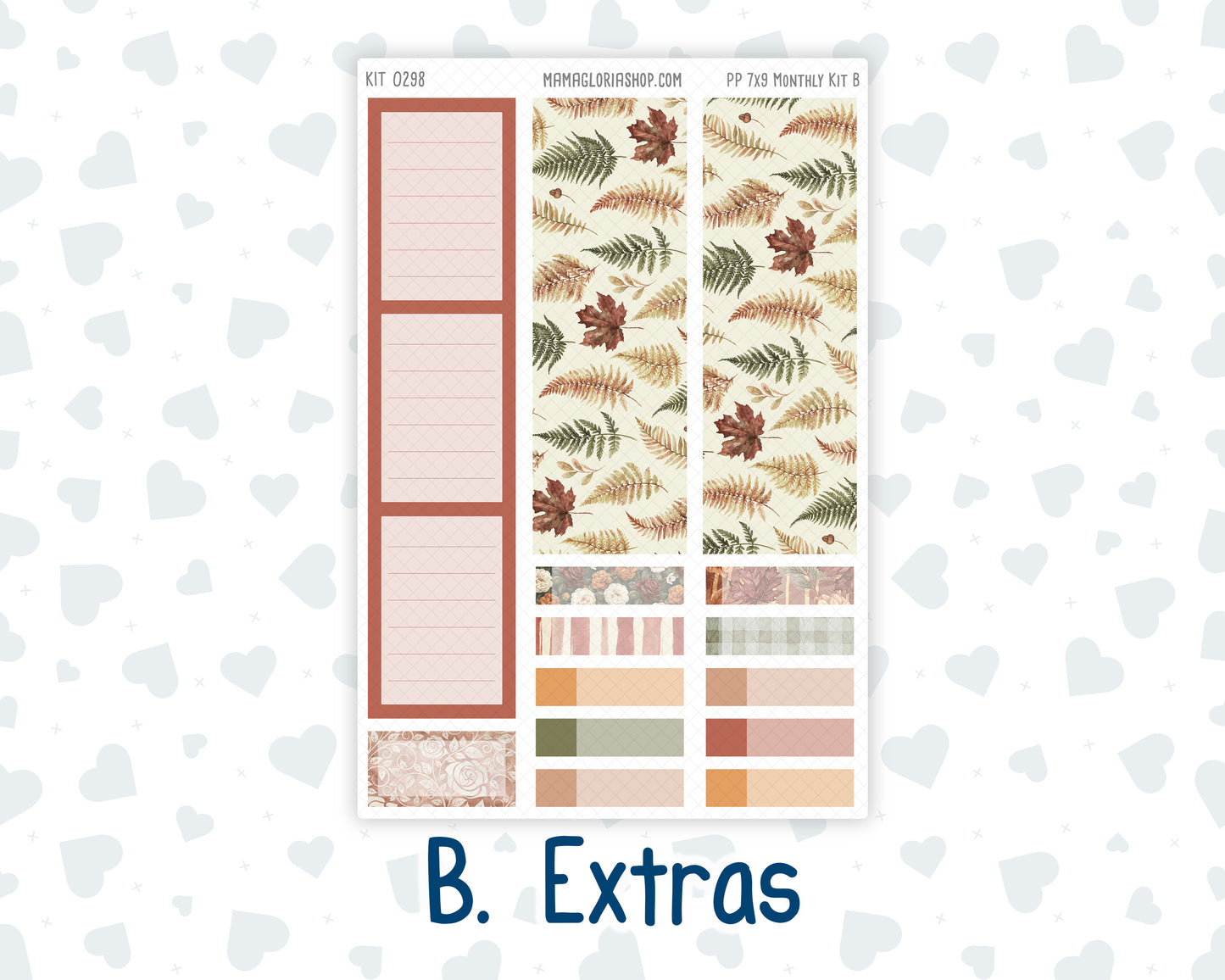 Kit 0298 - 7x9 - Plum Paper - Monthly Kit - October - Velvet Bloom