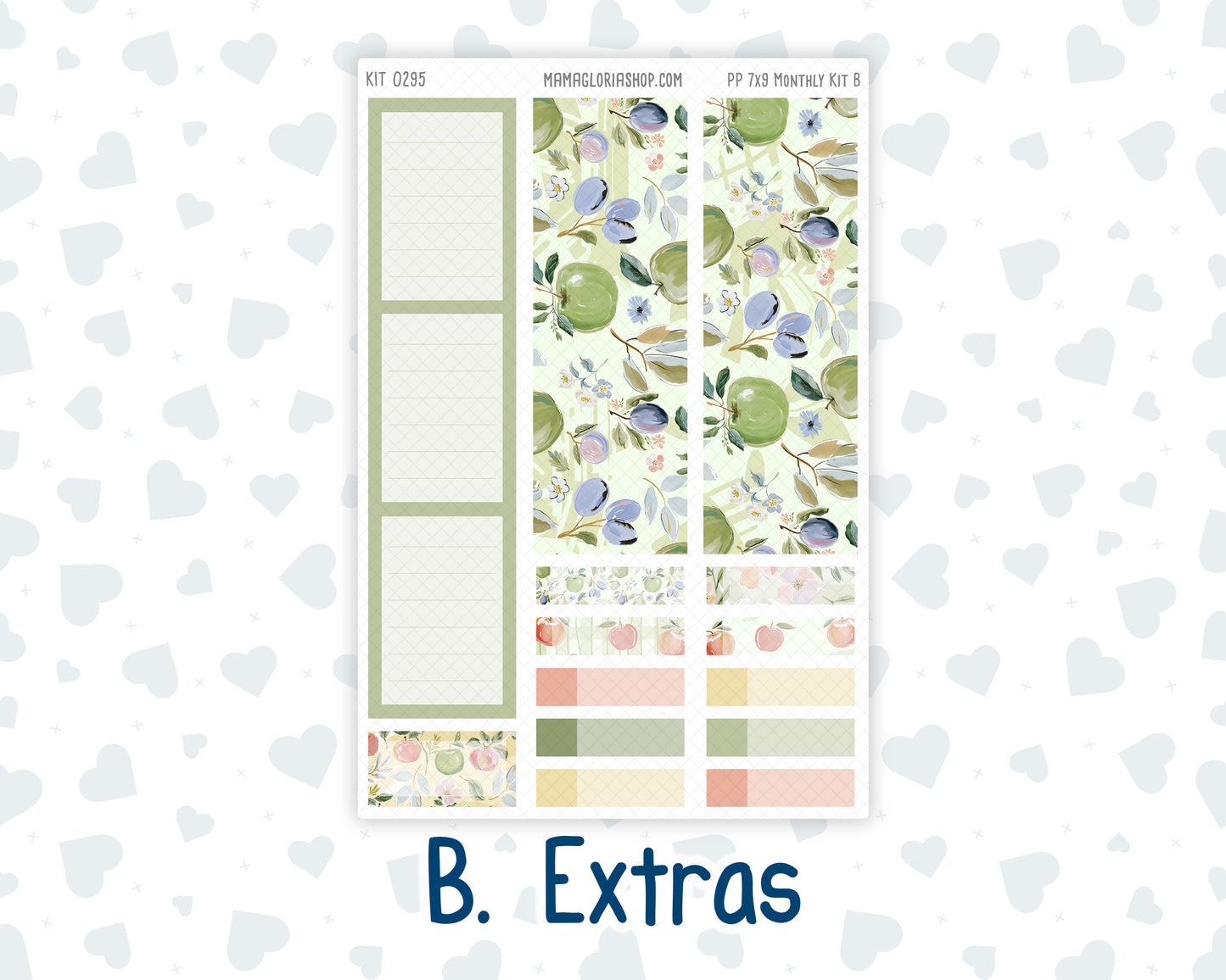 Kit 0295 - 7x9 - Plum Paper - Monthly Kit - September - Apple Harvest