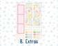 Kit 0260 - 7x9 - Plum Paper - Monthly Kit - April - Pastel Egg Hunt